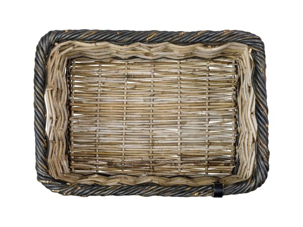 BASIL V.R.-Korb "Dijon" Rattan, ohne Bef Gr. S, Maße (L x B x H): 27 x 39 x 18 cm