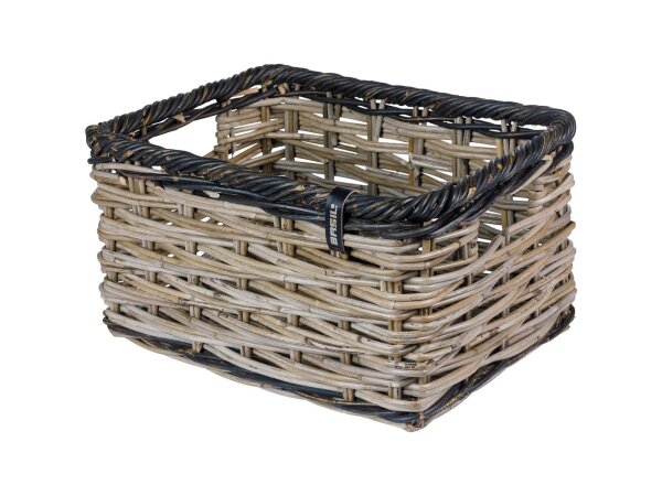 BASIL V.R.-Korb "Dijon" Rattan, ohne Bef Gr. L, Maße (L x B x H): 36 x 49 x 27 cm