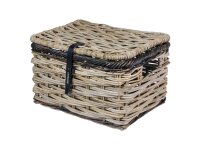 BASIL V.R.-Korb "Dijon mit Deckel" Ratta Gr. S, Maße (L x B x H): 27 x 39 x 21 cm