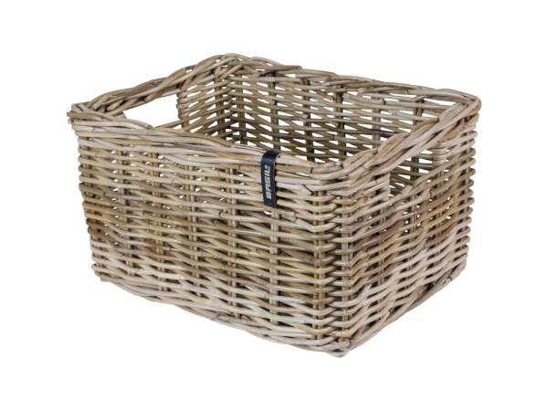 BASIL V.R.-Korb "Dax" Rattan, ohne Befes Gr L., Maße (L x B x H): 35 x 47 x 27 cm