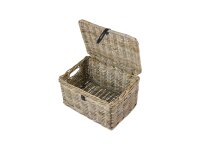 BASIL V.R.-Korb "Dax" Rattan, ohne Befes Gr. L, Maße (L x B x H): 36 x 48 x 30 cm