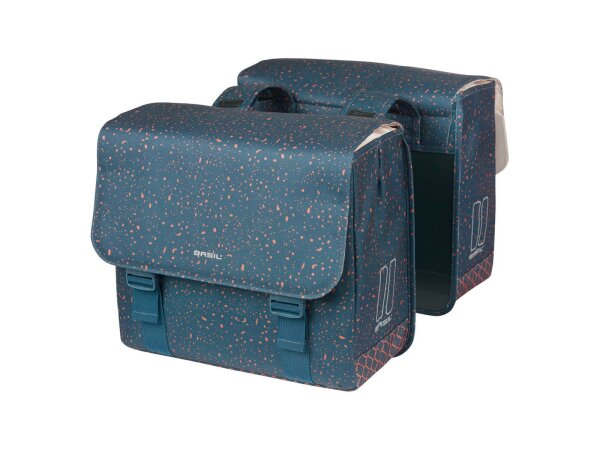BASIL Doppeltasche "Flair Double Bag Uni navy