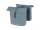 BASIL Doppeltasche "City Double Pannier  graphite blue