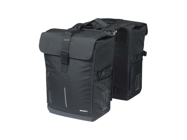 BASIL Doppeltasche "Move MIK 2.0" Volume schwarz
