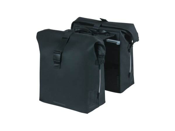 BASIL Doppeltasche "Soho Nordlicht MIK 2 black