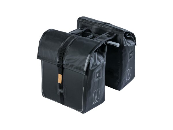 BASIL Doppeltasche "Urban Dry MIK 2.0" V matt black