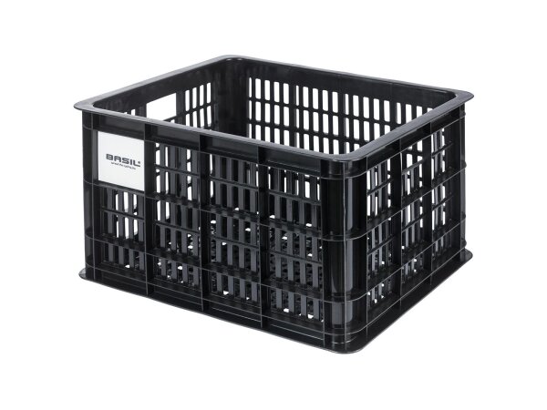 BASIL H.R.-Korb "Fahrradkiste MIK 2.0" R Gr. M, Volumen: 29,5 l, Maße (L x B x H): 33,5 x 44 x 27,5 cm, Gewicht: 1120 g