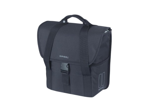 BASIL Einzeltasche "Go - Single" Volumen solid black