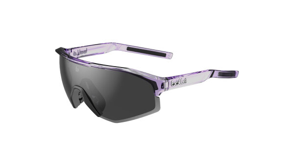 BOLLÉ Sportbrille "Lightshifter" Größe M astro purple crystal, Scheibe TNS Gun, Cat. 3