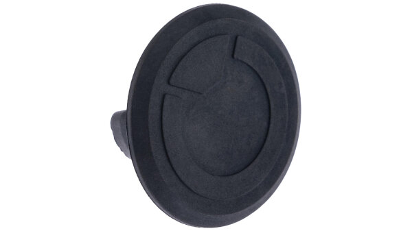 BY,SCHULZ Abdeckkappe "Top Cap Rubber" schwarz