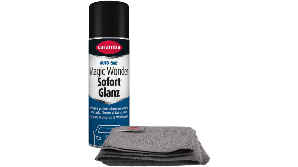 CARAMBA Lackreiniger "Magic Wonder Sofor 250 ml Spraydose, inkl. Aktionszugabe: 1 x Caramba Mikrofasertuch
