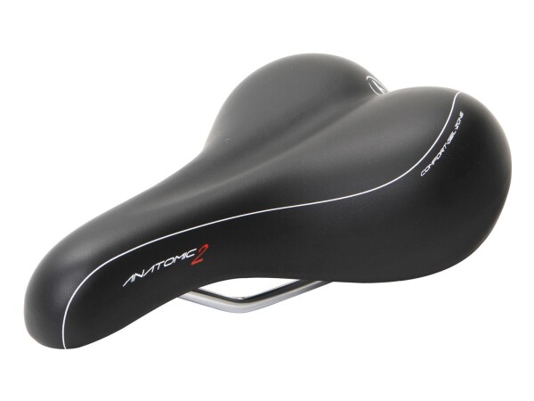 CONTEC Sattel "Anatomic 2 - Trekking" SB Damen, schwarz, L 246 x B 178 mm