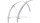 CONTEC Schutzblechgarnitur "Flat Fender" 28", 32 mm breit, silber