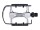 CONTEC Pedal "Spinner" SB-verpackt, 9/16 silber / schwarz