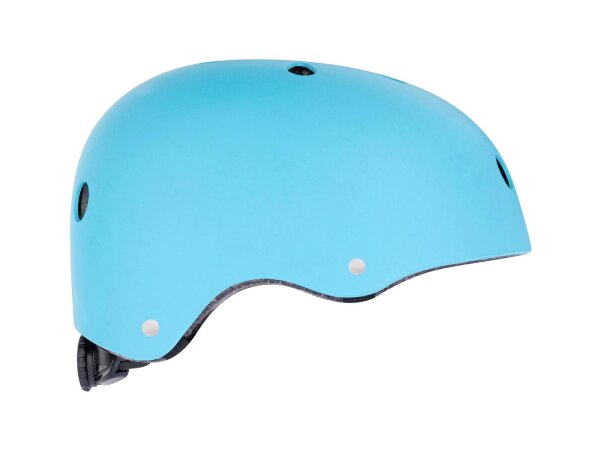 CONTEC Skate-Helm "Una" Leichte ABS Hart matt sky blue, Gr. L (58-60 cm)