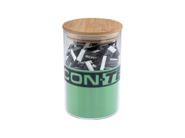 CONTEC Bonbonglas "Mint.Support" gefüllt Füllmenge: 1000 ml