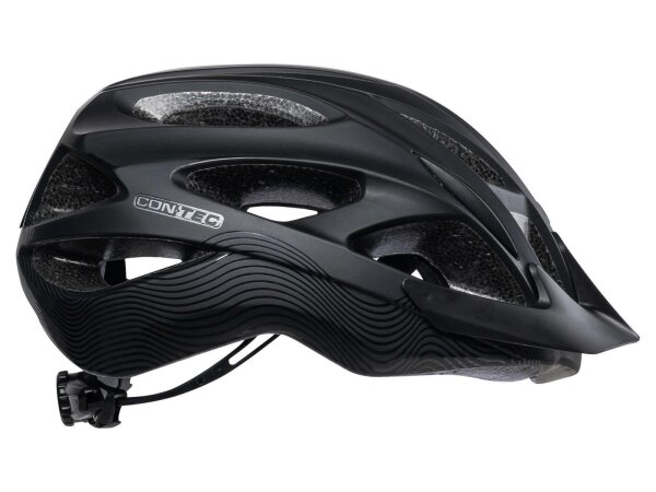 CONTEC Helm "Laska" SB-verpackt, sportli black velvet, Gr. S/M (54-58 cm)