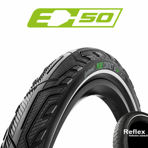CONTINENTAL Reifen "Pure Contact" Faltba 60-584 (27,5" x 2,40), schwarz/ Reflex, 885 g