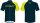 CONWAY Kurzarmtrikot "Pro Jersey SS" 100 dark blue / acid, Gr. S