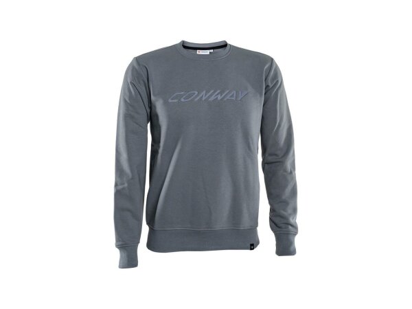 CONWAY Sweatshirt "Big Logo" 65 % Baumwo grey, Gr. L