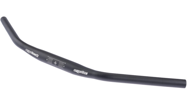ERGOTEC Lenker "Lady Town" Griffweite 62 schwarz sandgestrahlt