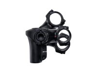 Ergotec Vorbau SWELL RE 70 AHEAD 35.0 - 80mm, winkelverstellbar -20°- +40°, Safety Level 6, schwarz matt