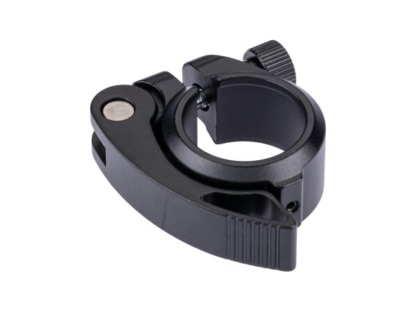 ERGOTEC Sattelklemmschelle "SCQ-200" Alu 31,8 mm, schwarz sandgestrahlt