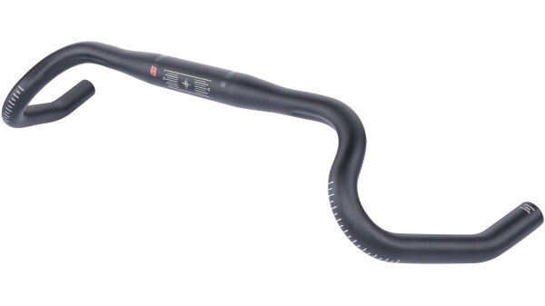 Ergotec Lenker GRAVEL 31,8 - 440/580x0x21°, Safety Level 6, DB, schwarz matt