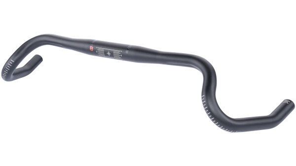 Ergotec Lenker GRAVEL 31,8 - 480/620x0x30°. Safety Level 6, DB, schwarz matt