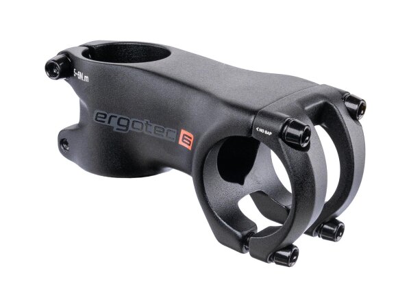 ERGOTEC Vorbau "Hake" 1 1/8", 31,8 mm Le 60 mm lang, eff. Länge: 55 mm, eff. Höhe: -10 mm, Level 6