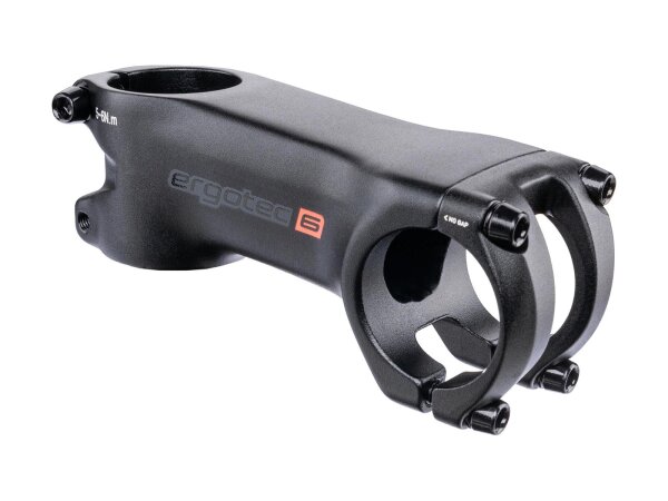 ERGOTEC Vorbau "Hake" 1 1/8", 31,8 mm Le 80 mm lang, eff. Länge: 75 mm, eff. Höhe: -15 mm, Level 6