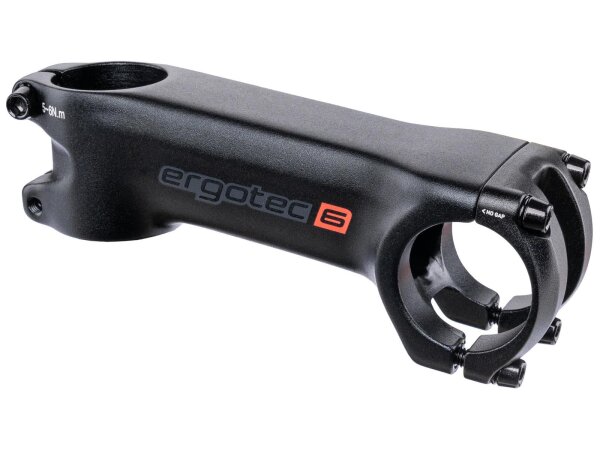 ERGOTEC Vorbau "Hake" 1 1/8", 31,8 mm Le 100 mm lang, eff. Länge: 95 mm, eff. Höhe: -20 mm, Level 6