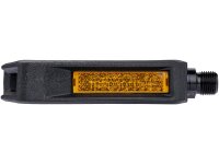 Ergotec Pedal EP-F - Plattformpedal 102x100, Gleitlager, Sandpapier/Kunststoff, klappbar, schwarz