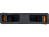 Ergotec Pedal EP-F - Plattformpedal 102x100, Gleitlager, Sandpapier/Kunststoff, klappbar, schwarz