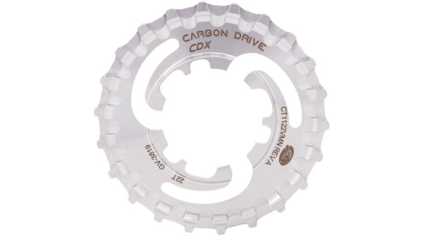 GATES Riemenscheibe Hinten 22 Zähne, für NuVinci / Enviolo Naben nach Juli 2018, Mod 25