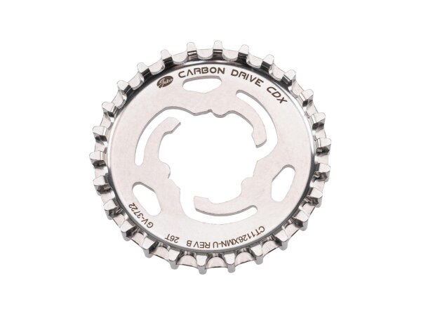 GATES Riemenscheibe Hinten 26 Zähne, für Alfine Nexus, Riemenlinie 45,5 mm