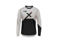 G-FORM Langarmshirt "Pro-X4" SB-verpackt white/black, Gr. M (Brustumfang 91,5-101,5 cm)