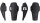 G-FORM Knieprotektor "Pro-X4" SB-verpack Gr. XXL (Oberschenkel 58,5-63,5 cm)