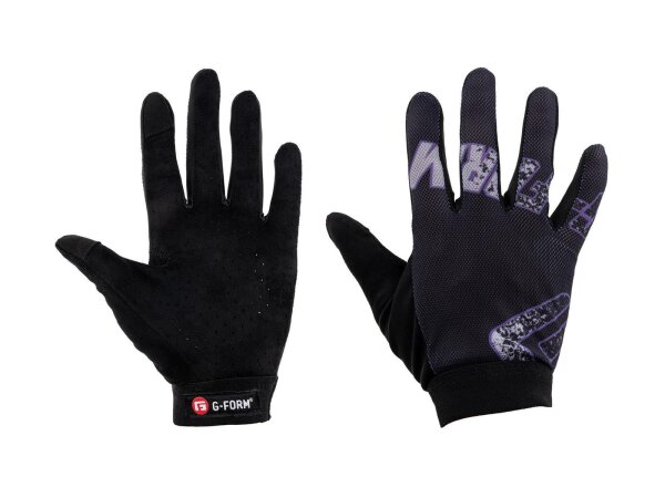 G-FORM Handschuh "Tempo Youth" SB-verpac black/purple, Gr. S/M (Handlänge 15-16 cm)