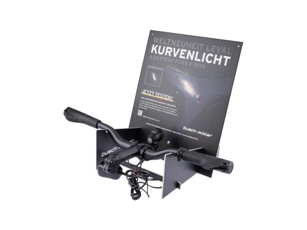 Busch&Müller Demo-Display Demo-Lenker, P mit Infoschild und Standfuß, inkl. 3x "Leval" in Einzelverpackung