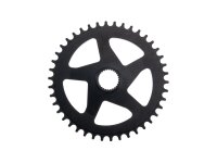 MIRANDA Kettenblatt Aluminium, schwarz,  Chainring Spiderless