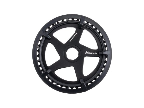 MIRANDA Kettenblatt Aluminium, schwarz,  Chainwheel Spiderless