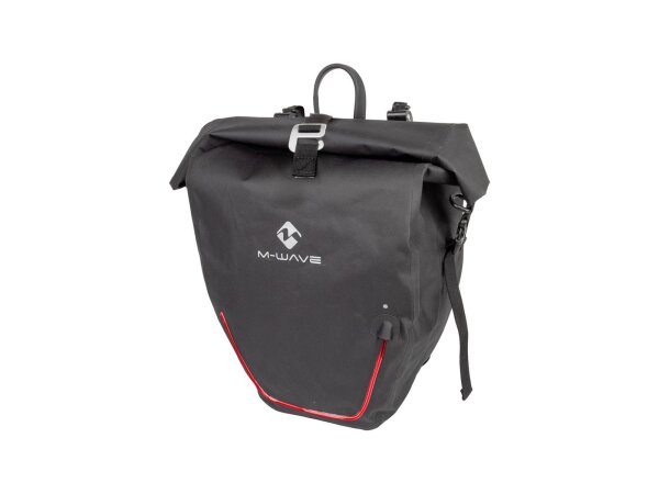 M-WAVE Einzeltasche "Downtown Ridebag Ev schwarz