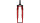 ROCKSHOX Federgabel "Rudy Ultimate Race  rot, 40 mm Federweg, 45 mm Offset