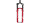 ROCKSHOX Federgabel "Pike Ultimate RC2"  rot, 140 mm, 37 mm Offset