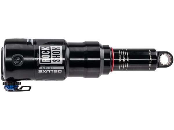 ROCKSHOX Federbein "Deluxe Ultimate RCT" 185 mm x 47,5 mm, Befestigung: Shaft Trunnion, Body Standard