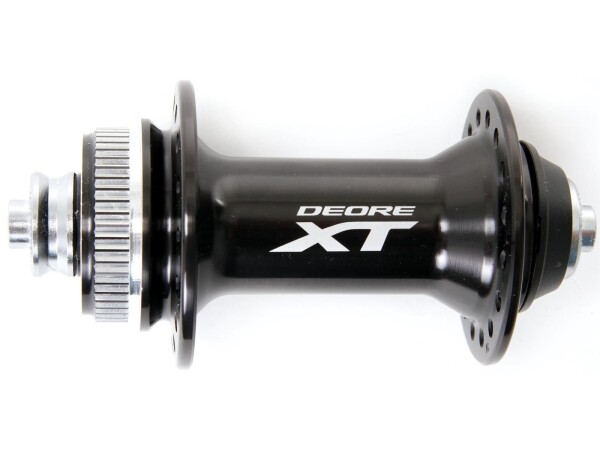 SHIMANO V.R.-Nabe "Deore XT HB-M8000/801 32 Loch, mit Hohlachse / Schnellspanner, 100 mm Einbaubreite