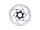 TEKTRO Bremsscheibe "TR35" SB-verpackt,  Ø 180 mm (Sonderposten, lose )
