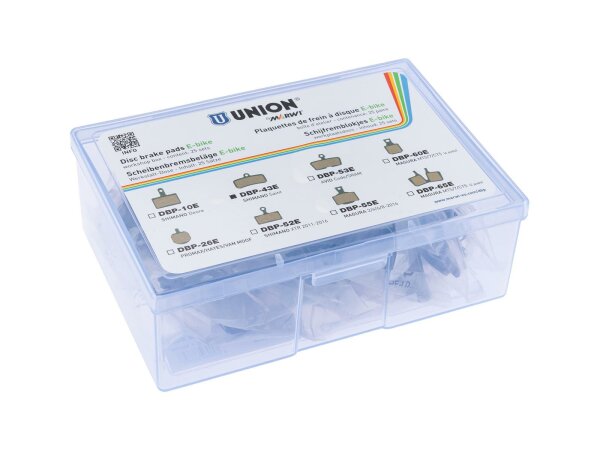 UNION Scheibenbremsbelag "DBP-43E" organ Werkstattverpackung à 25 Paar