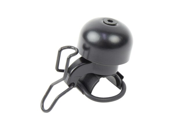 WIDEK Glocke "Paperclip XXL" SB-verpackt Neusilber Legierung, schwarz / schwarz